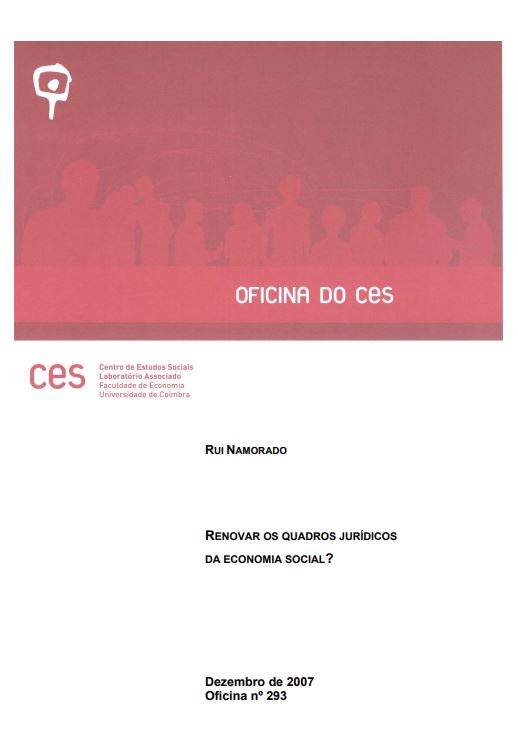 Renovar os quadros jurídicos da Economia Social?