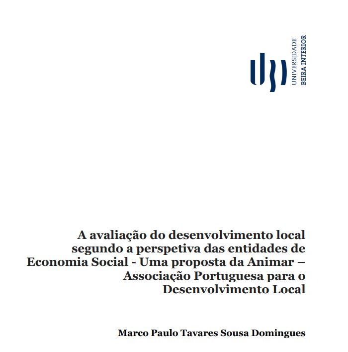 A avaliação do desenvolvimento local segundo a perspetiva das entidades de Economia Social