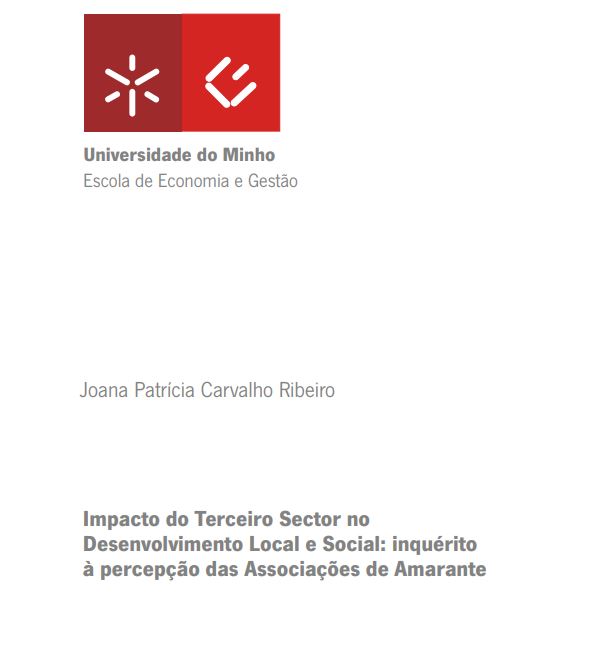 Impacto do Terceiro Sector no desenvolvimento local e social: inquérito à percepção das Associações de Amarante