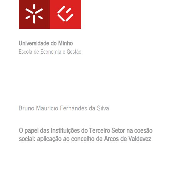 O papel das instituições do Terceiro Setor na coesão social: aplicação ao concelho de Arcos de Valdevez