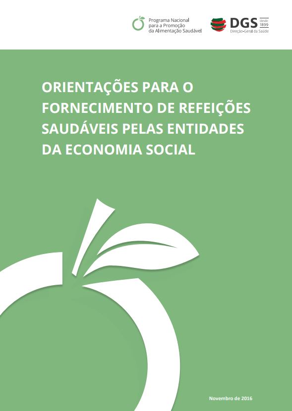 Orientações para o fornecimento de refeições saudáveis pelas entidades da economia social